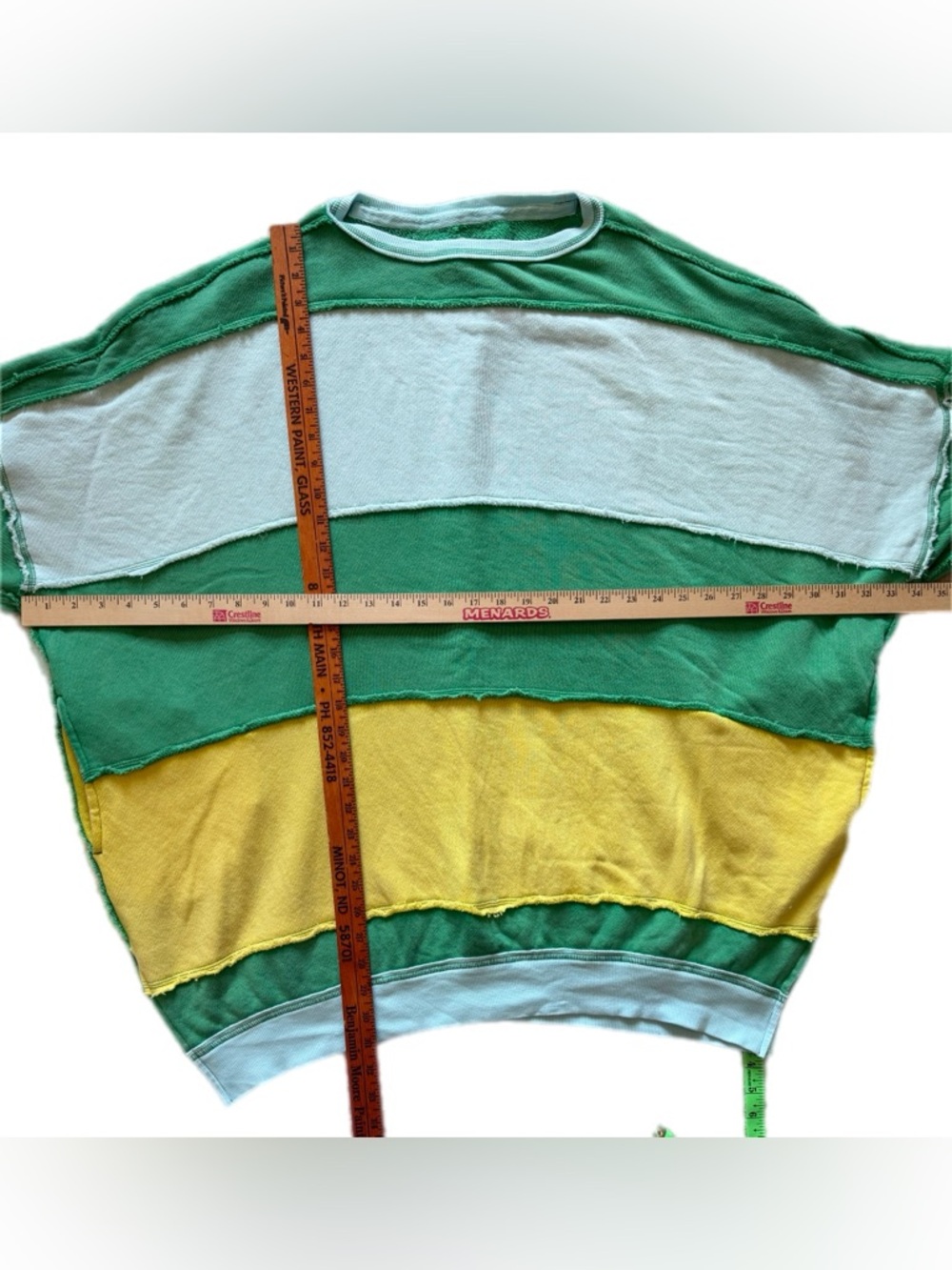 We The Free Rugby Stripe
Sweatshirt Free People -Green M - Picture 11 of 15